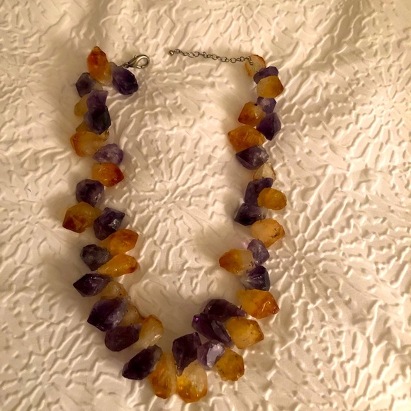 Beautiful Authentic Citrine and Amethyst Stone - Picture 1 of 1